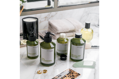 Image A group of Necessary Goods products in a bathroom.